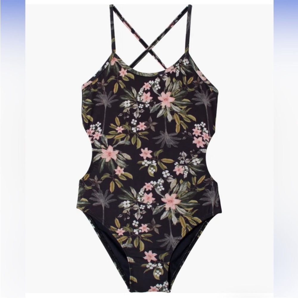 PQ Swim Kids Gasparilla Ayah Cutout One Piece Swimsuit